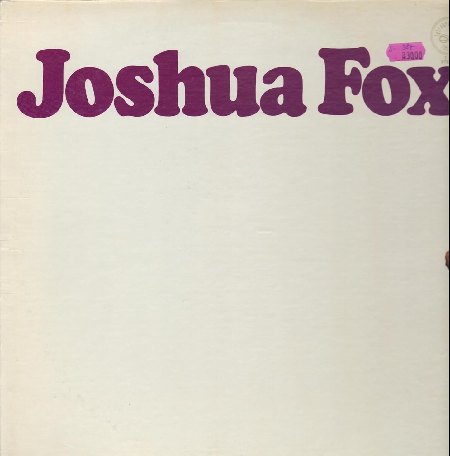 Joshua Fox – Joshua Fox LP
