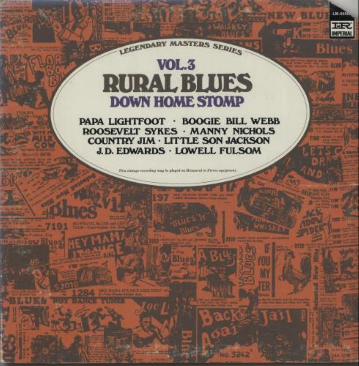 Various – Rural Blues Vol 3: Down Home Stomp LP