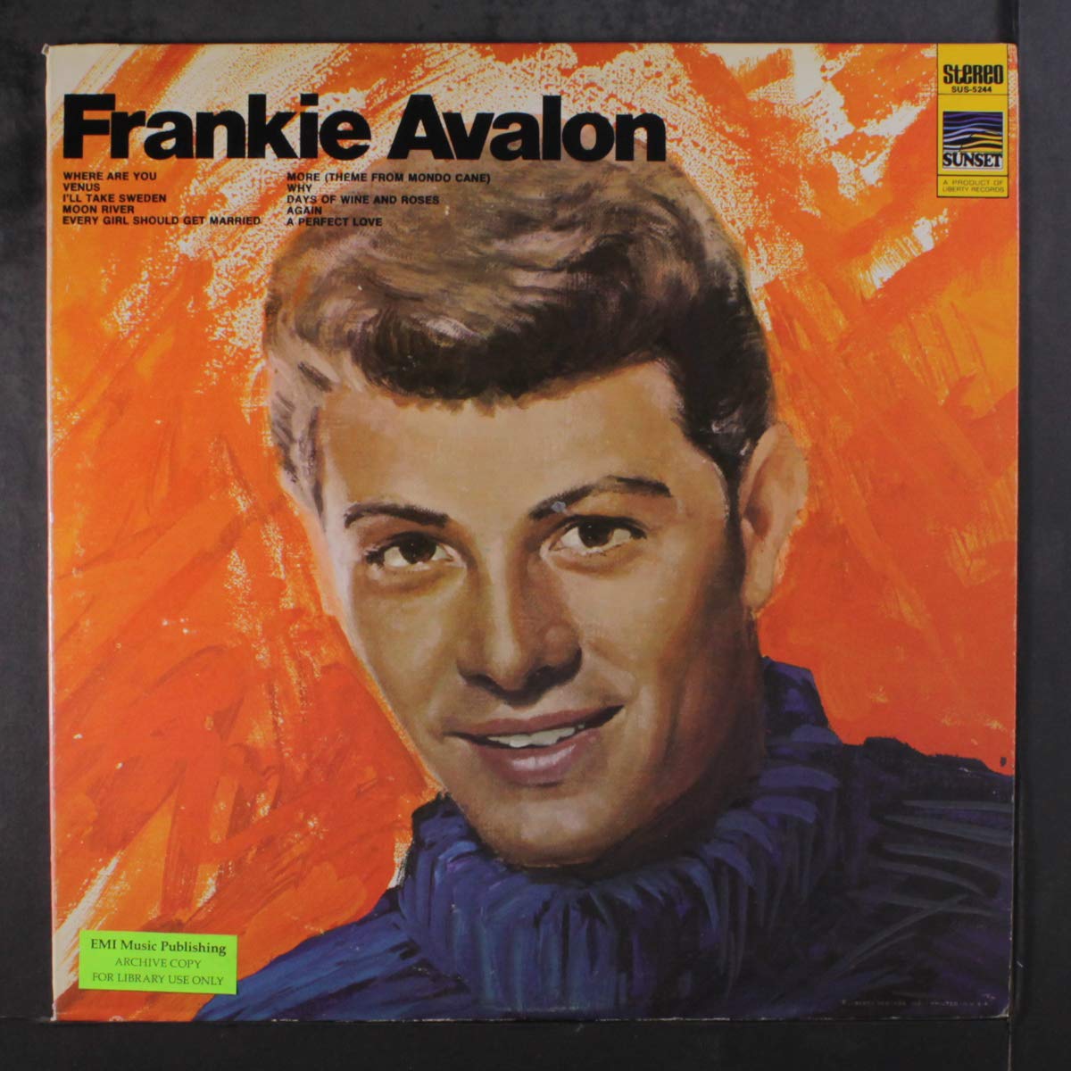 Frankie Avalon – Frankie Avalon LP
