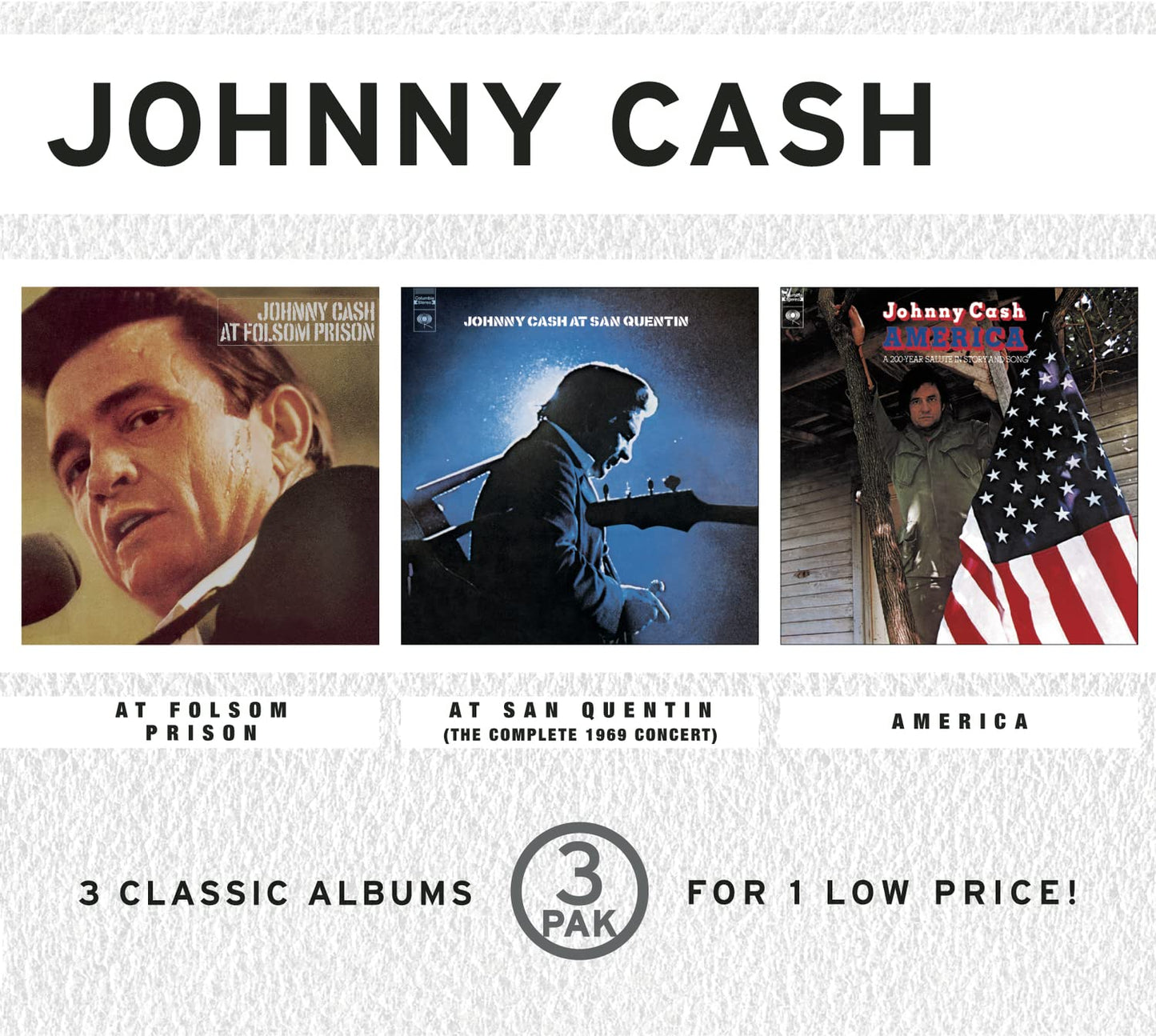 Johnny Cash - At Folsom Prison/ At San Quentin The Complete 1969/ Concert America CD BOXSET