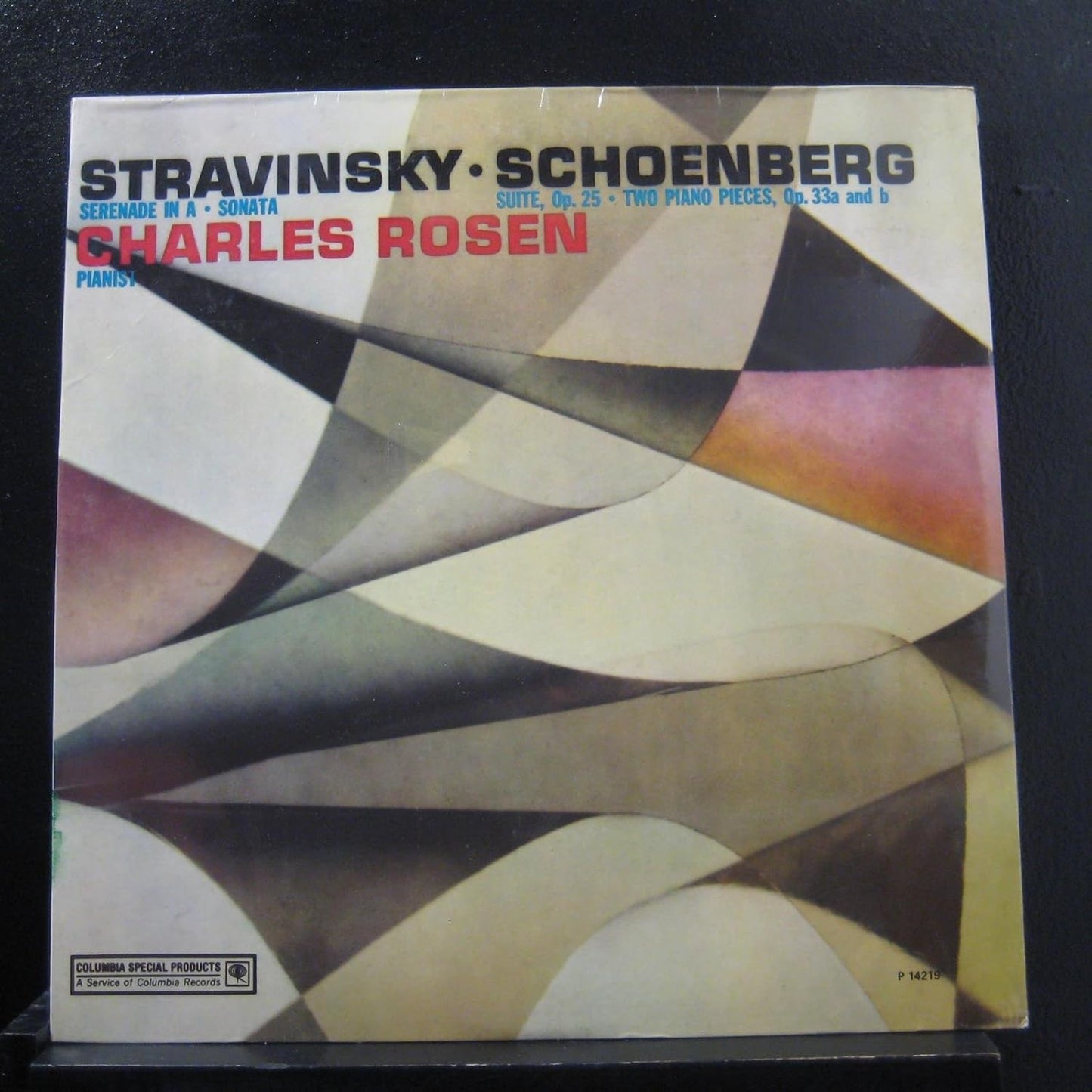 Charles Rosen – Stravinsky: Serenade In A・Sonata / Schoenberg: Suite, Op. 25 ・ Two Piano Pieces, Op. 33a And b LP