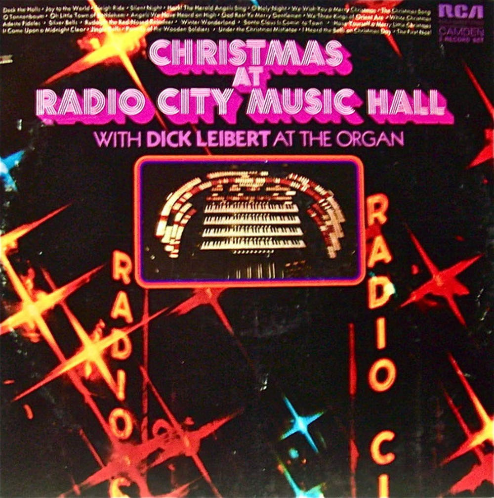 Dick Leibert – Christmas At Radio City Music Hall With Dick Leibert At The Organ 2LP