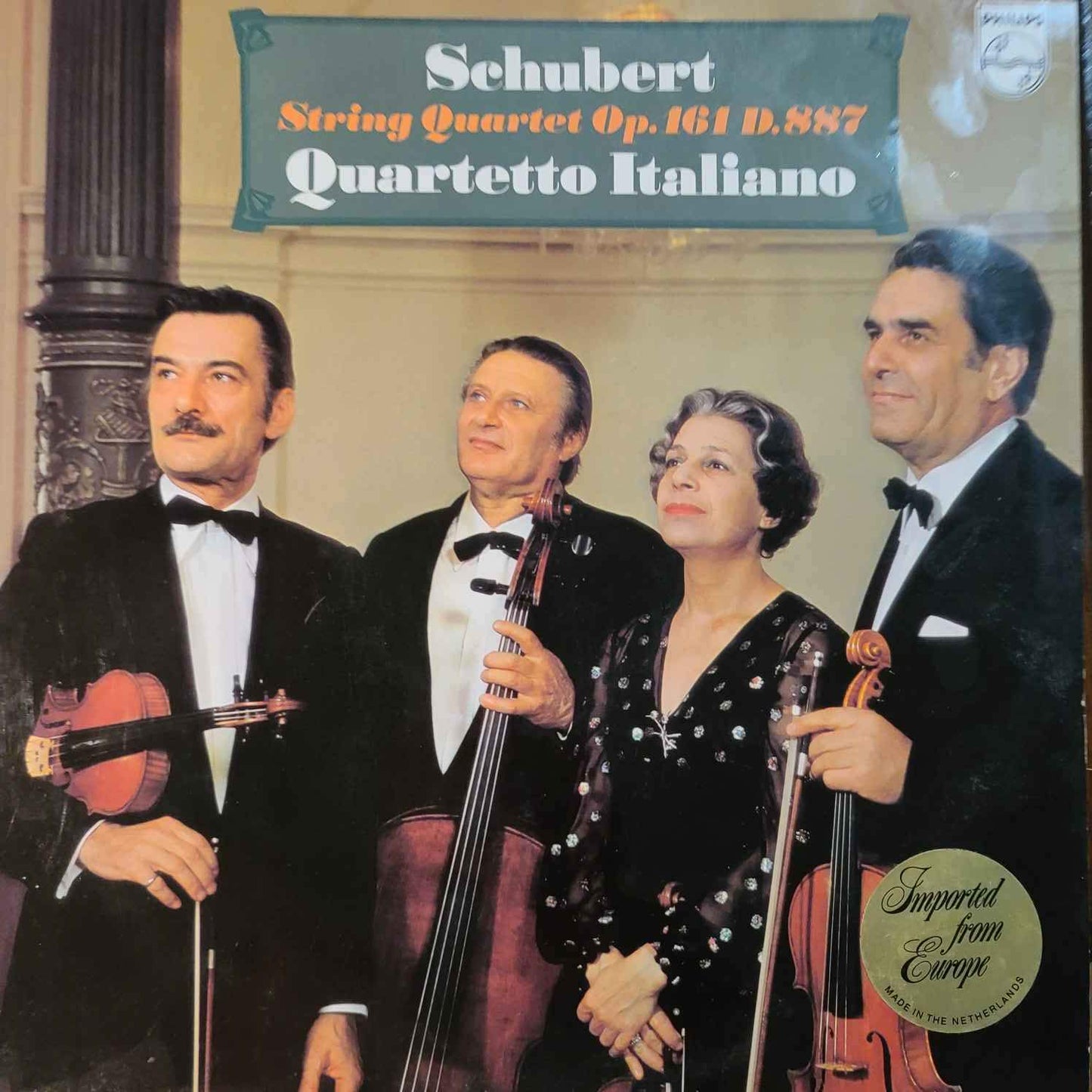 Schubert - Quartetto Italiano – String Quartet Op.161 D.887 LP