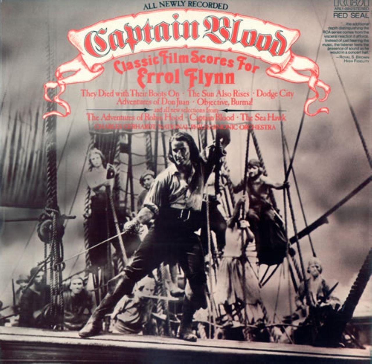 Captain Blood - Classic Film Scores For Errol Flynn LP