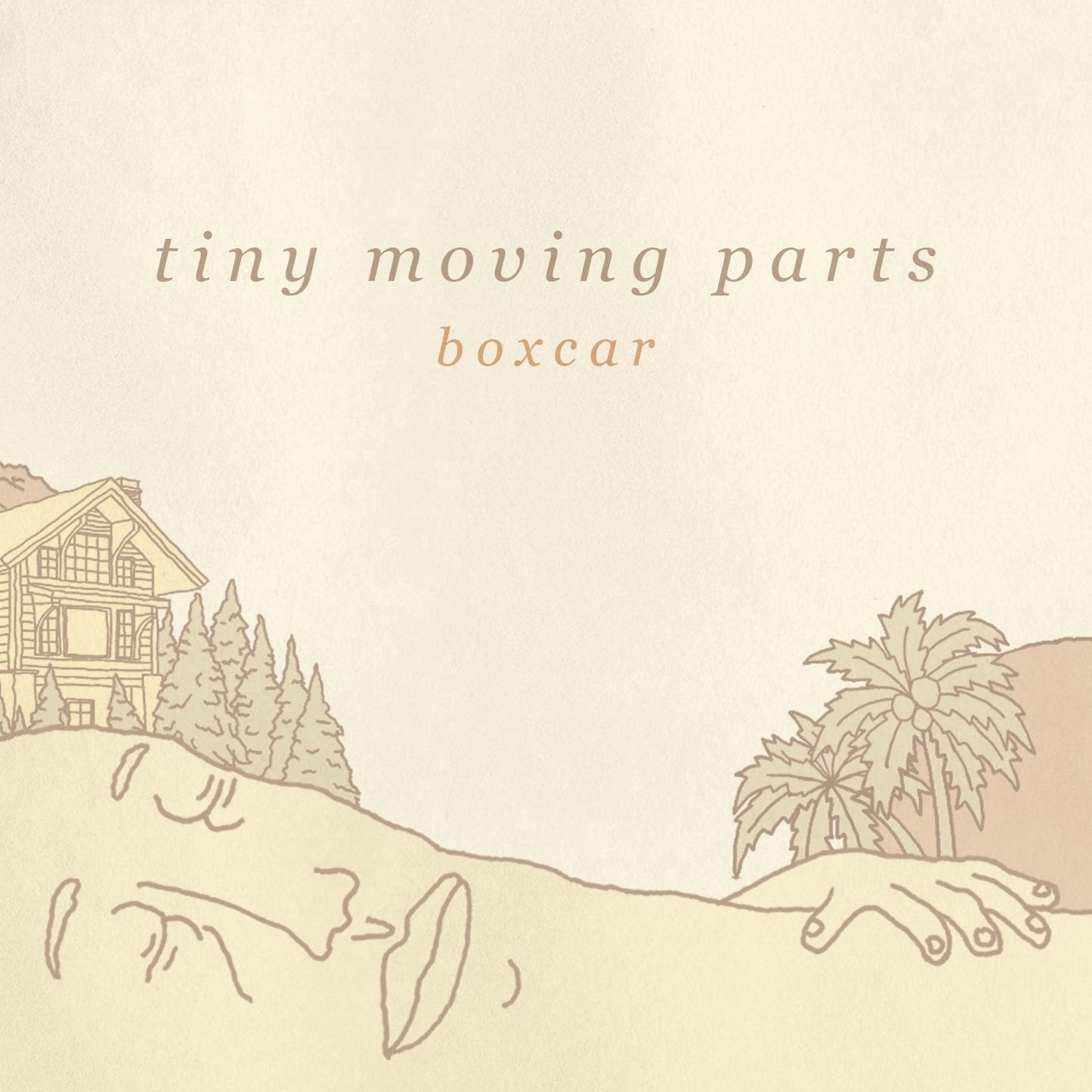 Tiny Moving Parts - Pleasant Living (milky gold splatter, signed) LP