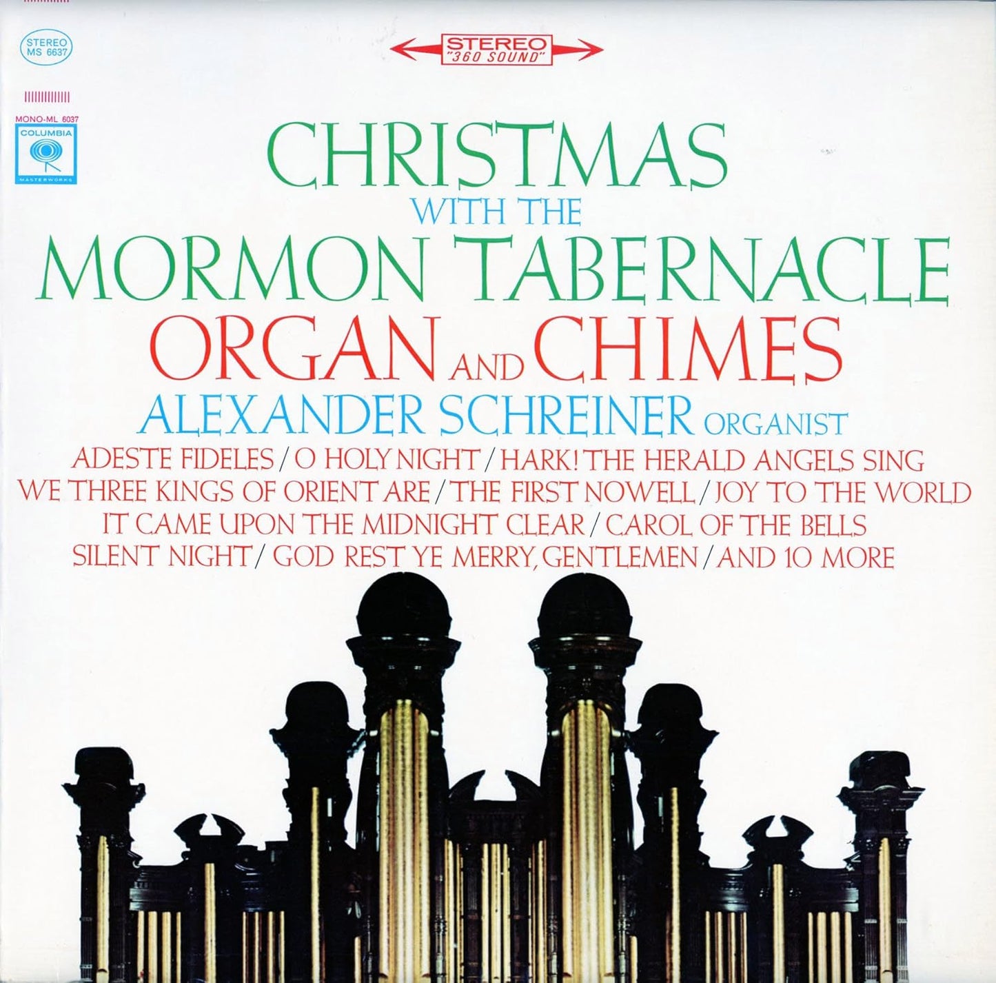 Alexander Schreiner - Christmas with the Mormon Tabernacle Organ and Chimes LP