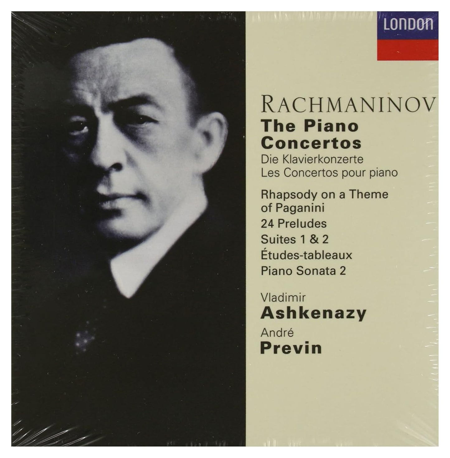 Rachmaninov - Vladimir Ashkenazy, André Previn – The Piano Concertos CD