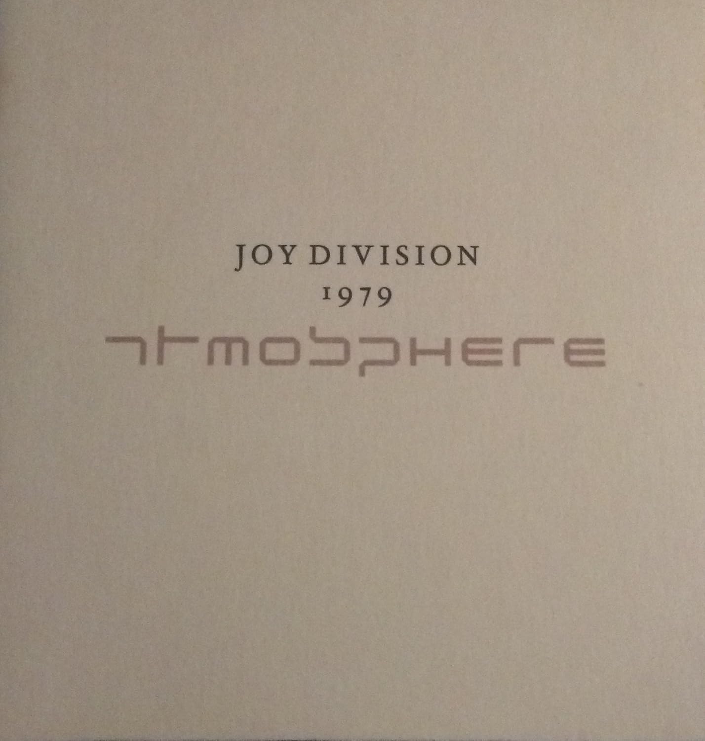 Joy Division – Atmosphere CD