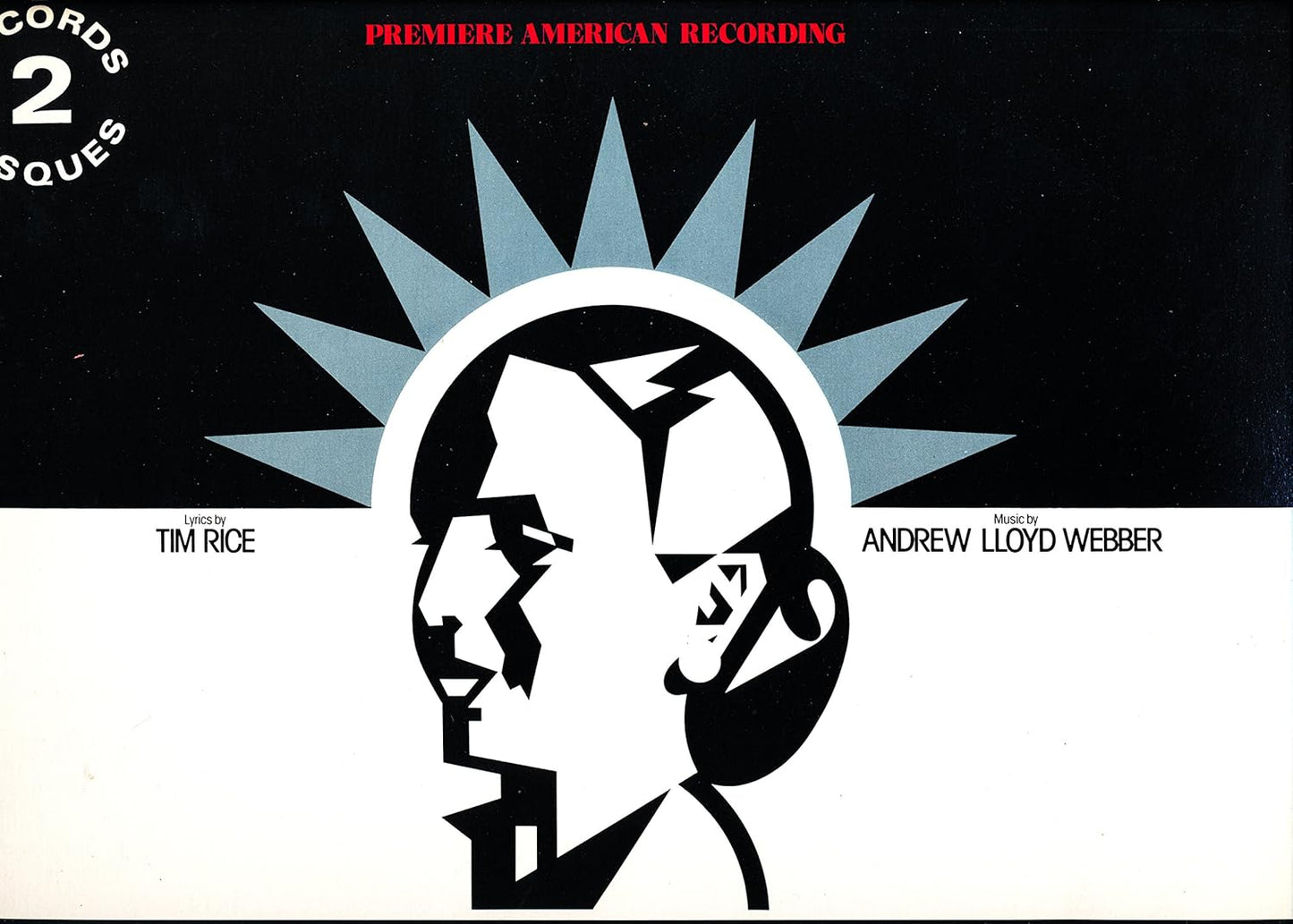 Andrew Lloyd Webber And Tim Rice – Evita: Premiere American Recording LP