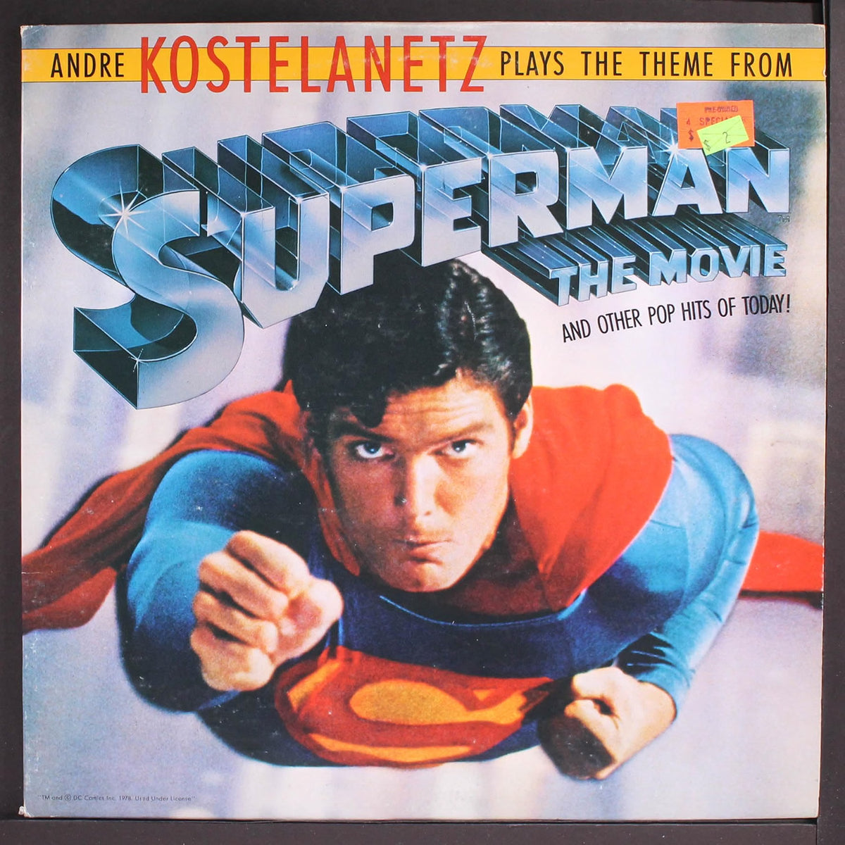 Andre Kostelanetz – Plays The Theme From Superman . . . The Movie And Other Pop Hits Of Today! LP