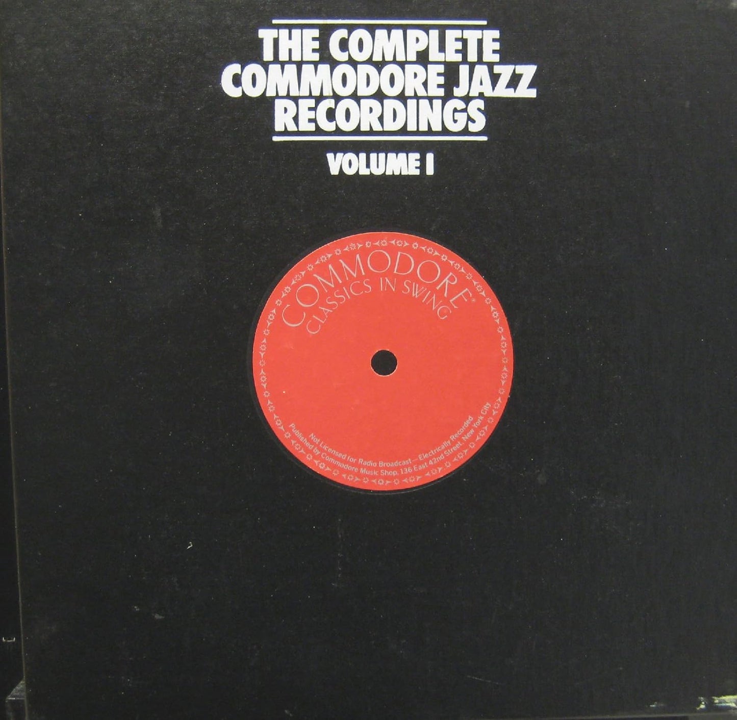 Various - Complete Commodore Jazz Recordings Vol 1 Box Set LP