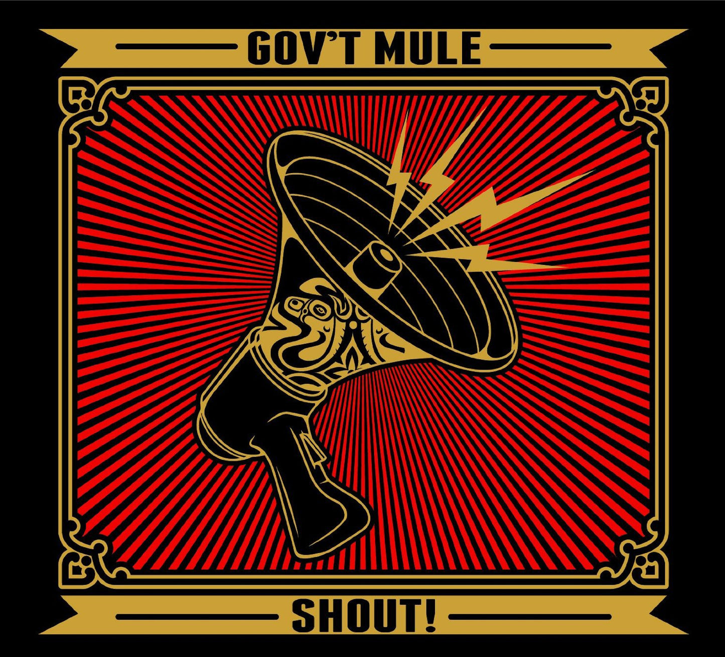 Gov't Mule – Shout! (Red Clear & Black) 4LP Boxset