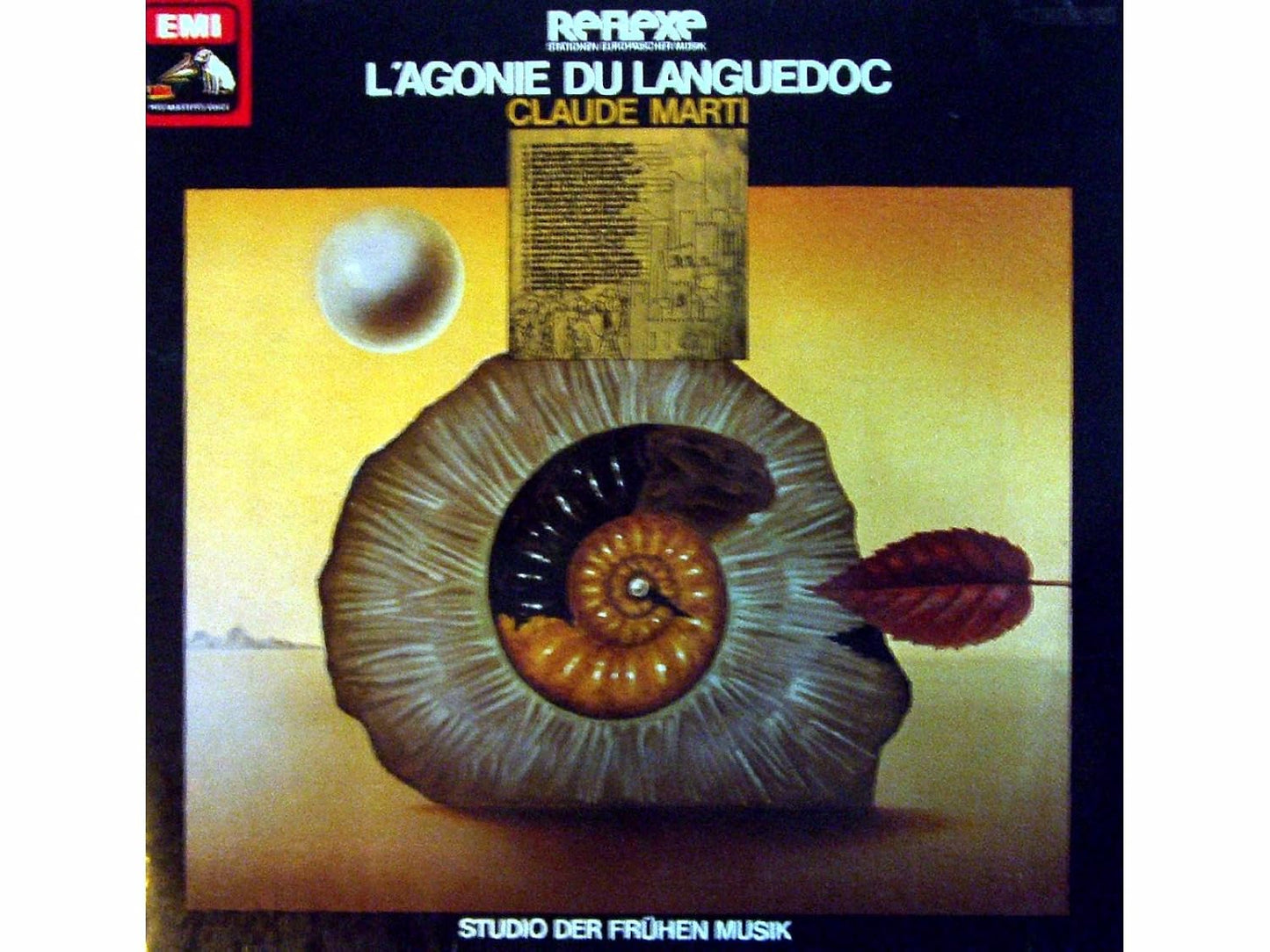 Claude Marti, Studio Der Frühen Musik – L'Agonie Du Languedoc LP