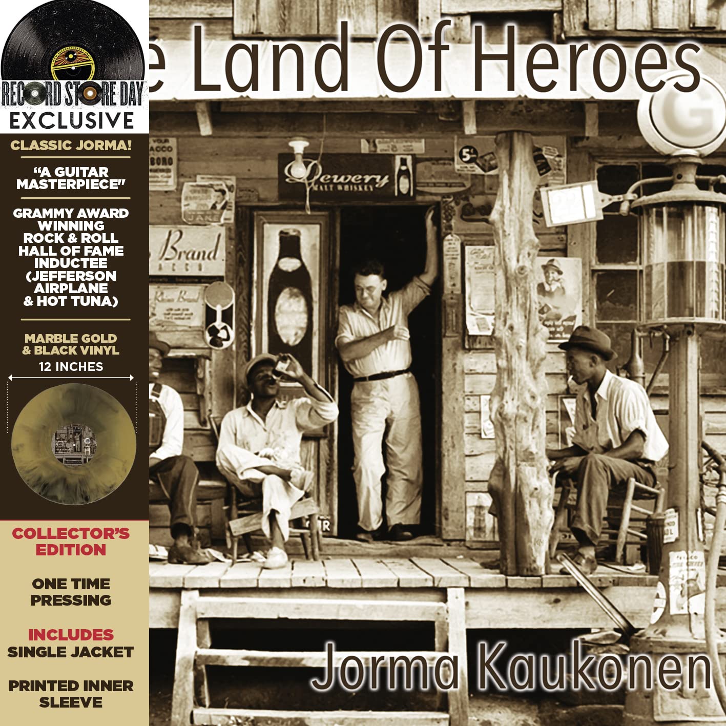 Jorma Kaukonen – The Land Of Heroes (Gold & Black Marbled) LP