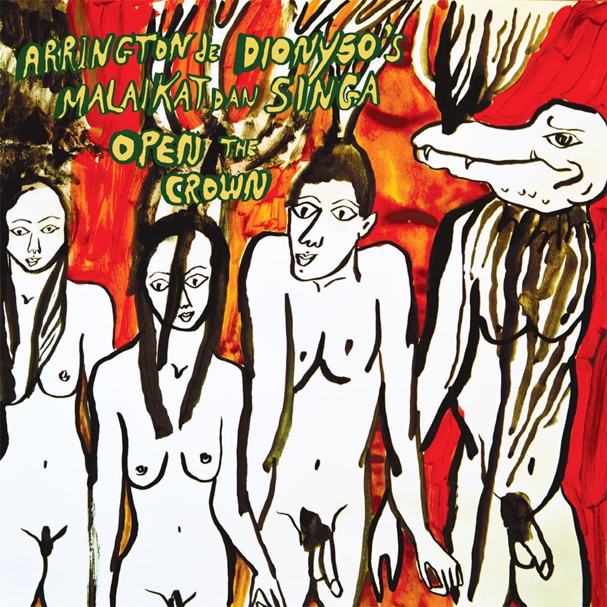 Arrington de Dionyso's Malaikat Dan Singa – Open The Crown LP