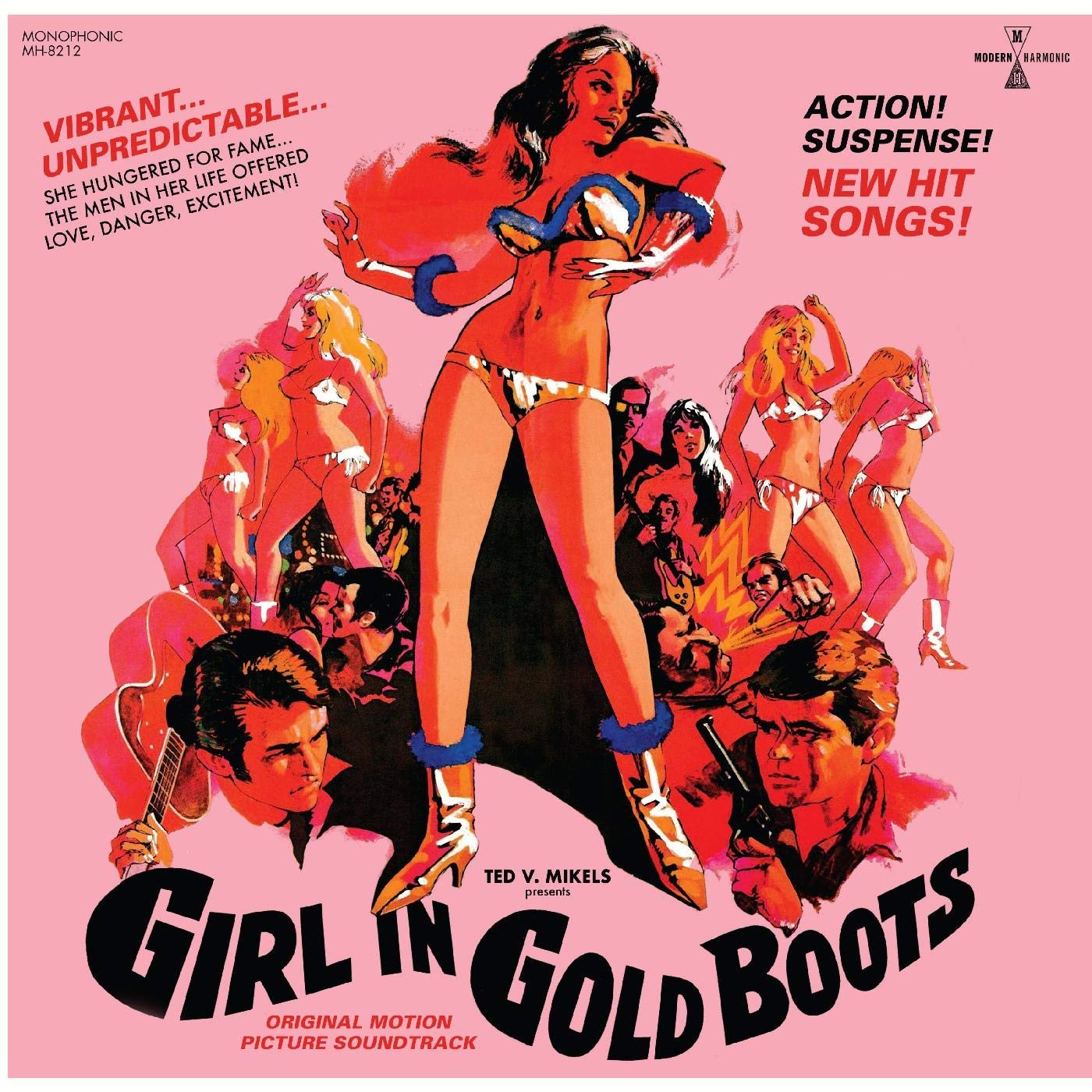 Various – Girl In Gold Boots ~ Original Motion Picture Soundtrack (Gold Translucent) LP + DVD