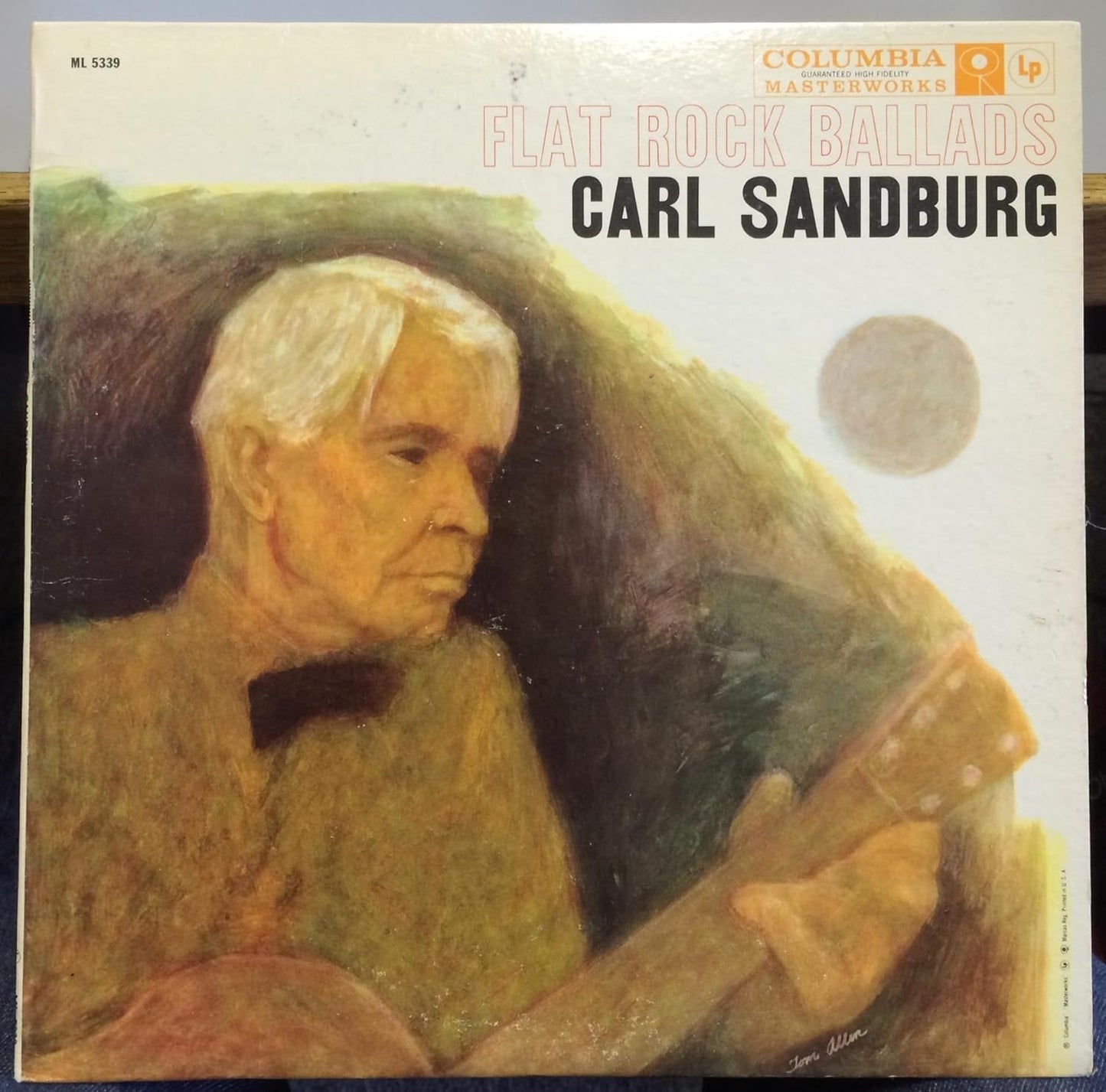 Carl Sandburg - Flat Rock Ballads LP