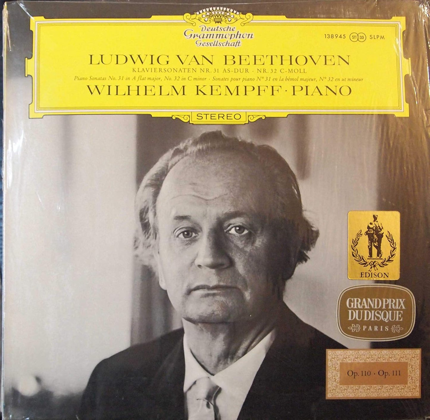 Ludwig van Beethoven, Wilhelm Kempff – Sonatas: N8 , 14 , 15, 24 LP