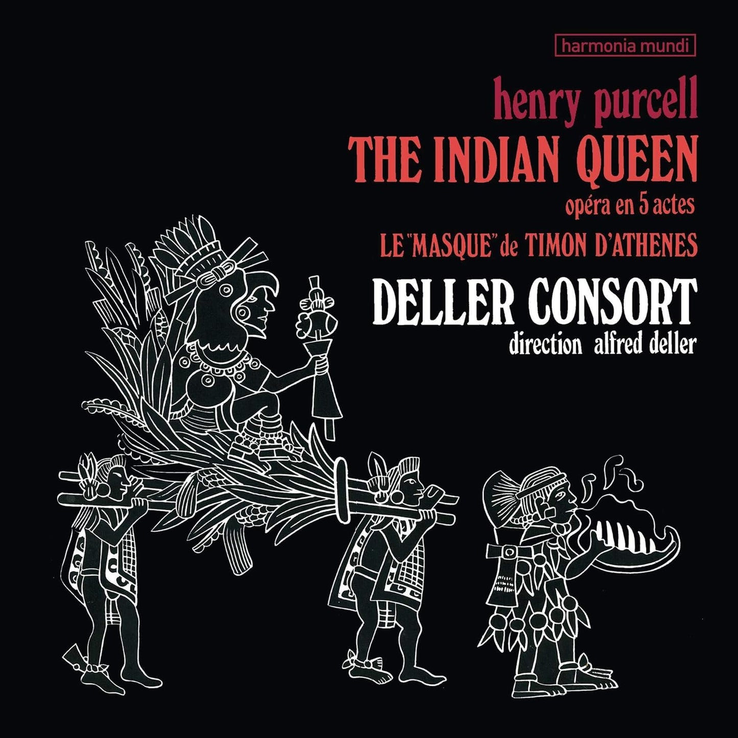 Henry Purcell - Deller Consort Direction Alfred Deller – The Indian Queen (Opéra En 5 Actes) / Le Masque De Timon D'Athènes 2LP Boxset