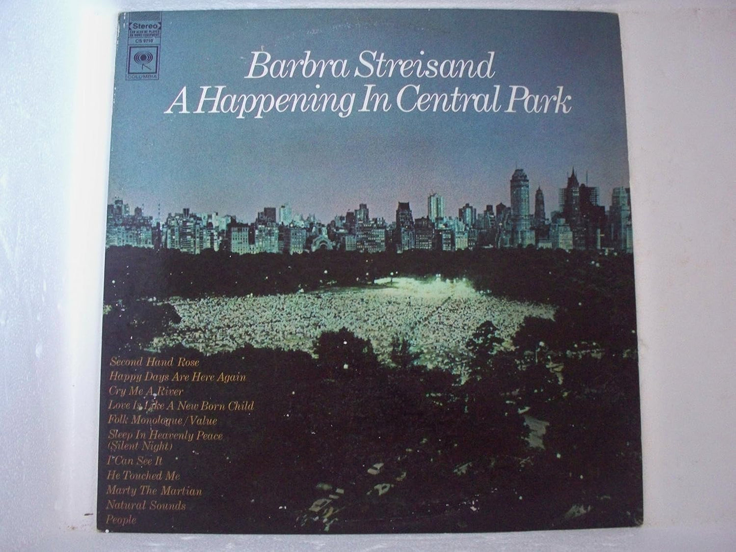Barbra Streisand - A Happening In Central Park LP