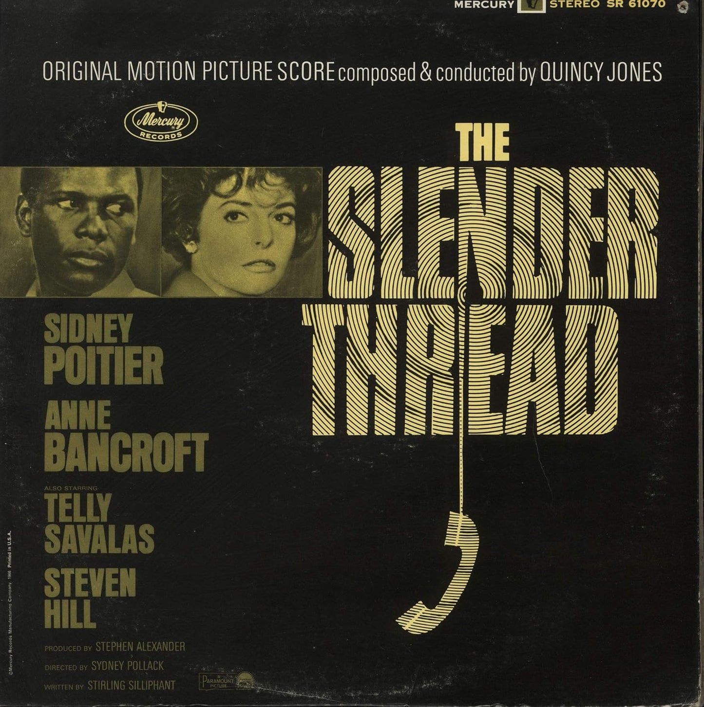 Quincy Jones – The Slender Thread (Original Motion Picture Score) LP