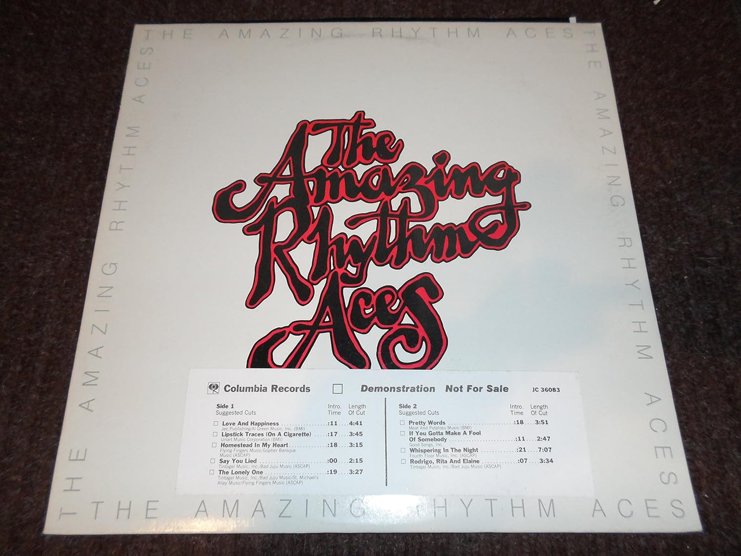 Amazing Rhythm Aces - Amazing Rhythm Aces LP