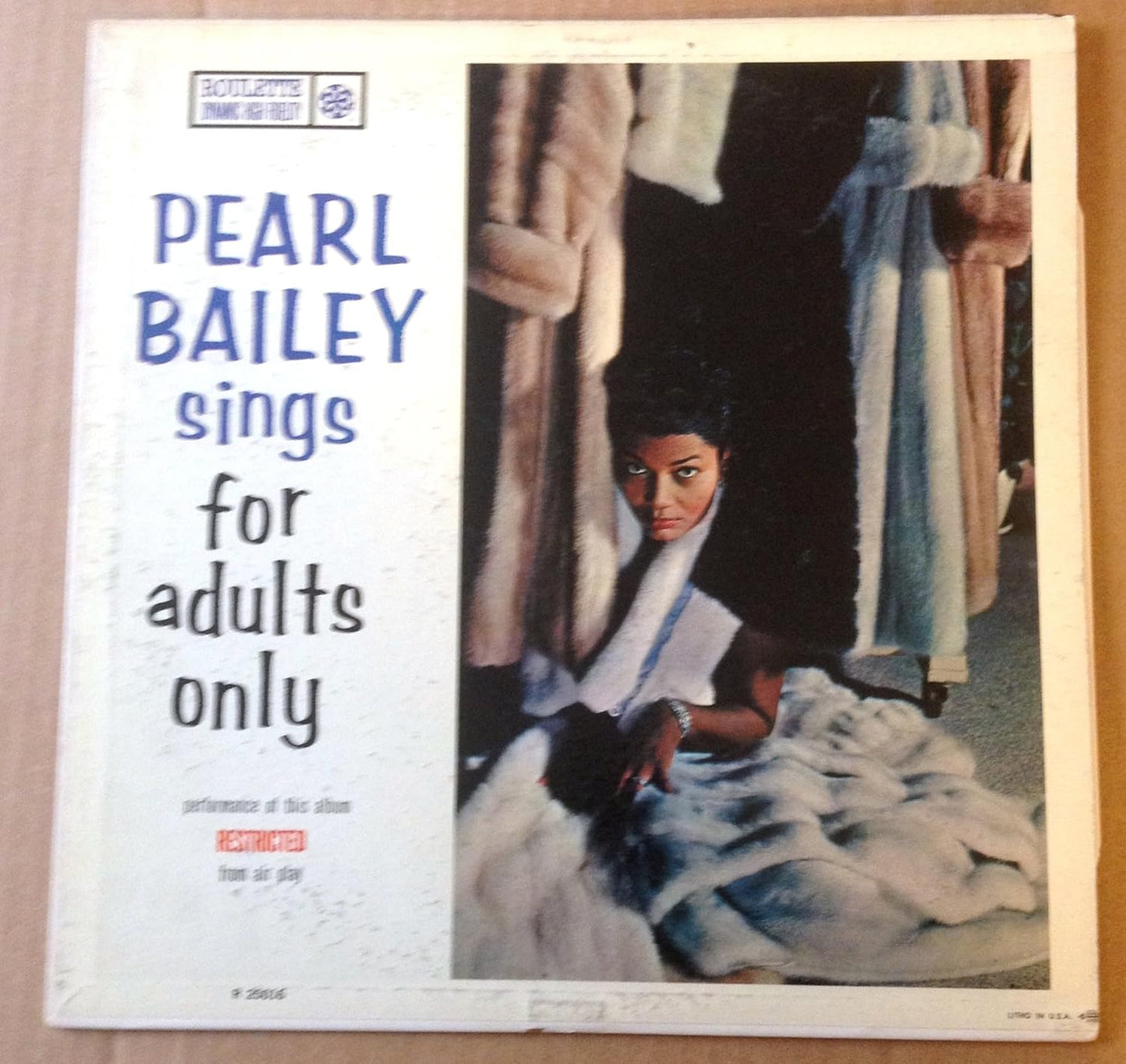 Pearl Bailey - Pearl Baily Sings for Adults Only LP
