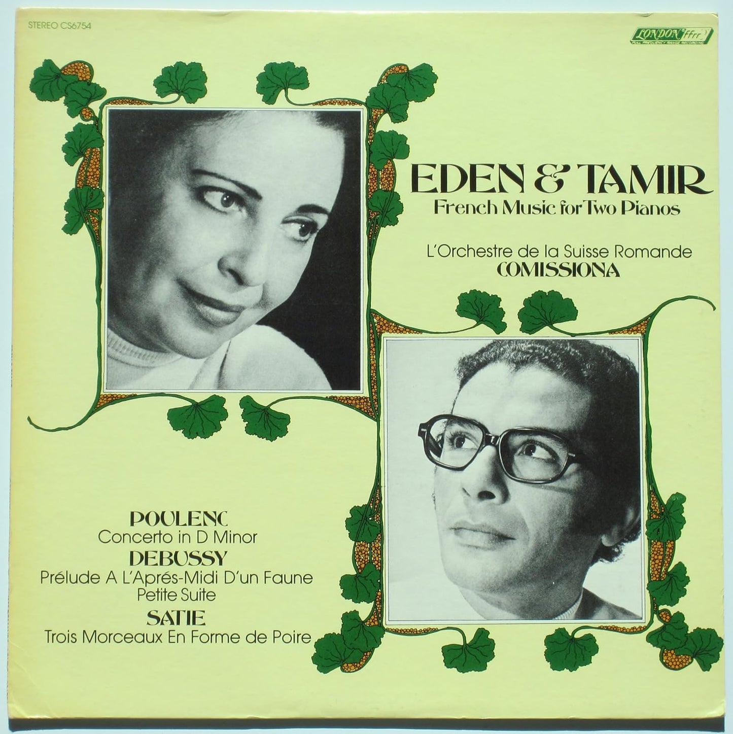 Eden And Tamir – French Music For Two Pianos LP