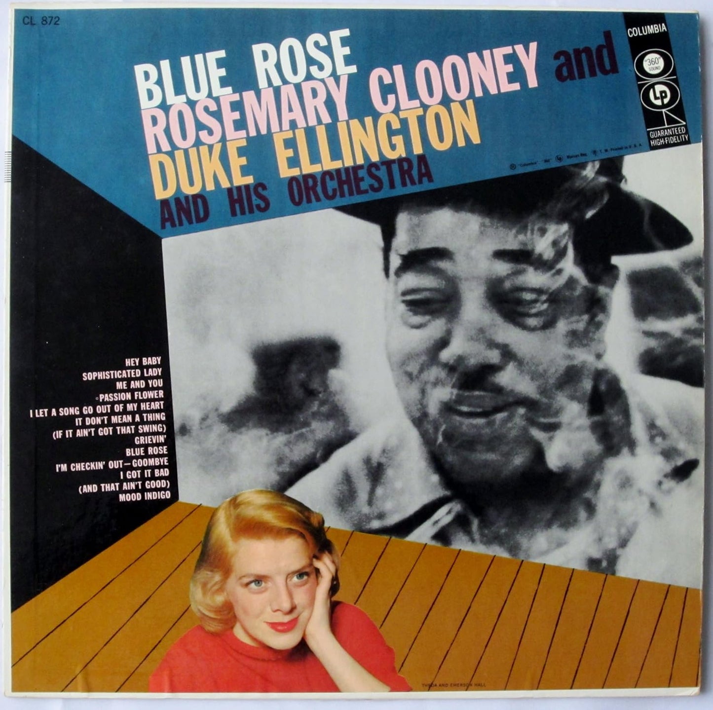Rosemary Clooney / Duke Ellington - Blue Rose LP