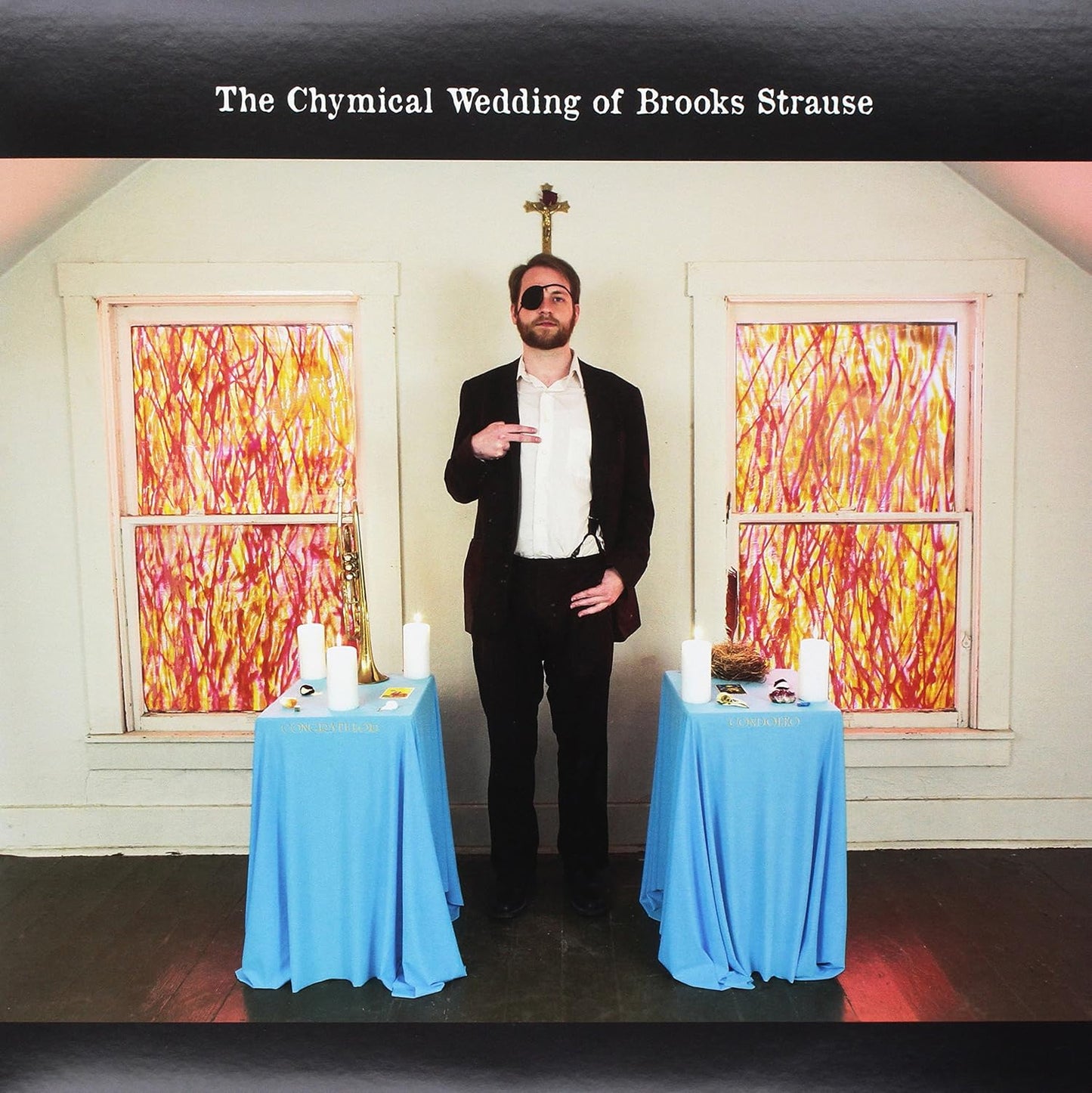 Brooks Strause – The Chymical Wedding of Brooks Strause (Blue Marbled) LP