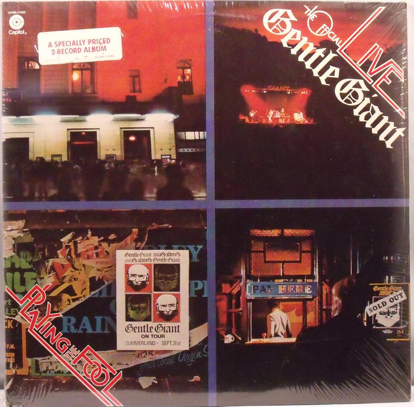 Gentle Giant - Playing The Fool 2LP