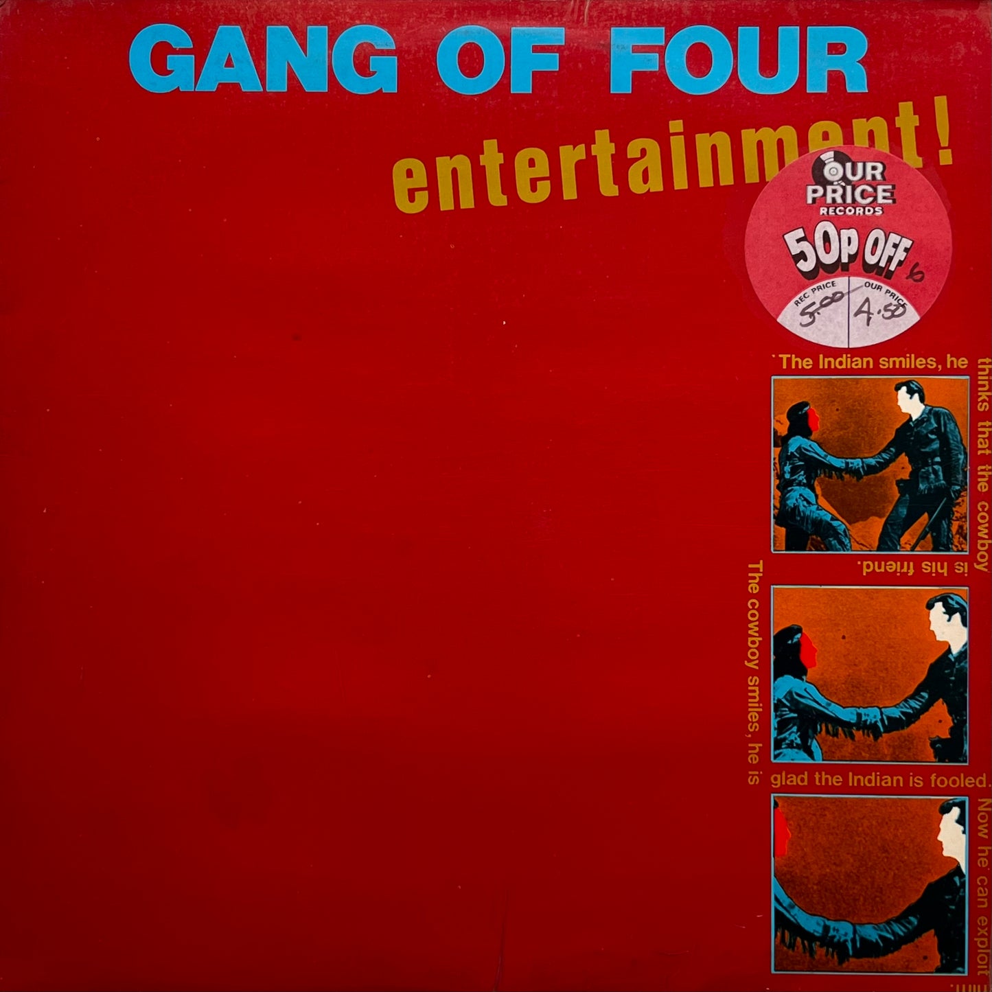 Gang Of Four - Entertainment (1979 UK pressing) LP