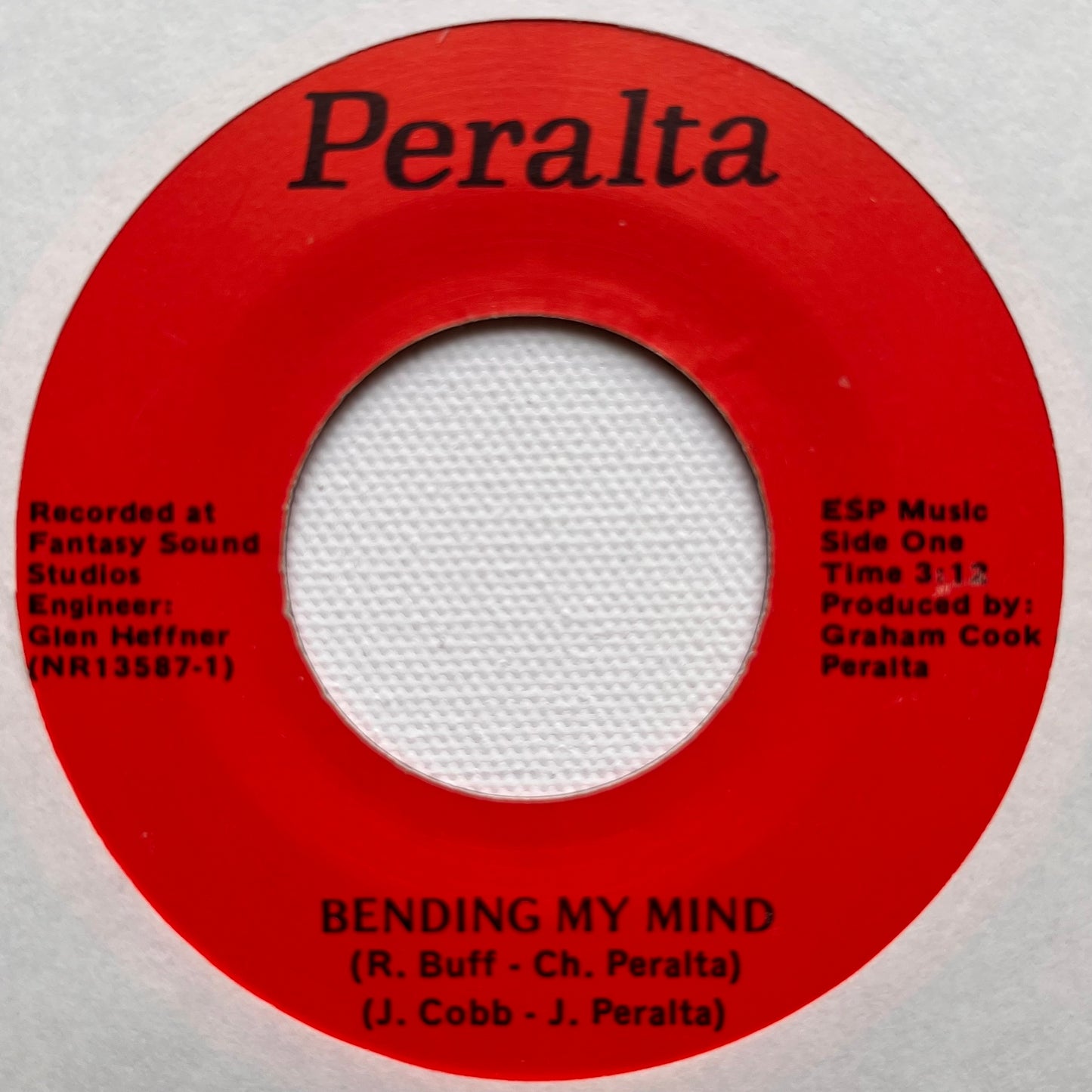 Peralta - Bending My Mind 7"