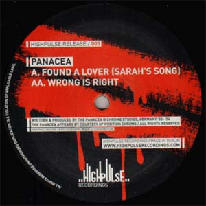 Panacea - Found A Lover 12"