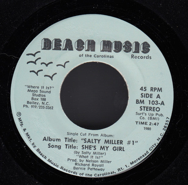 Salty Miller – She's My Girl / Tall People 7"