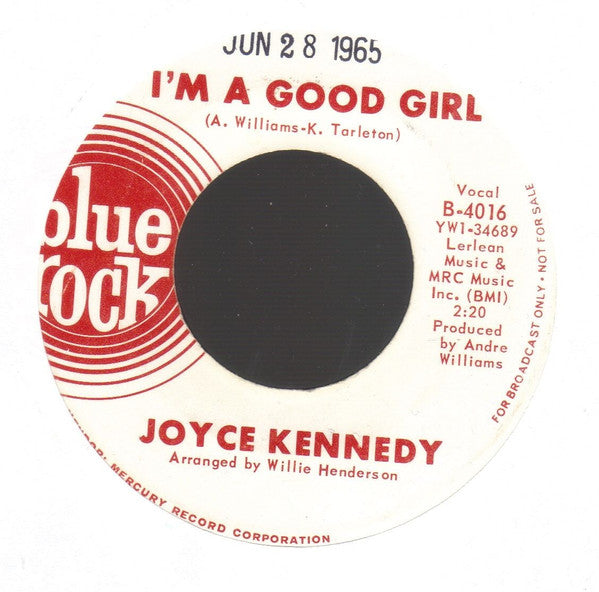 Joyce Kennedy – Does Anybody Love Me / I'm A Good Girl 7"