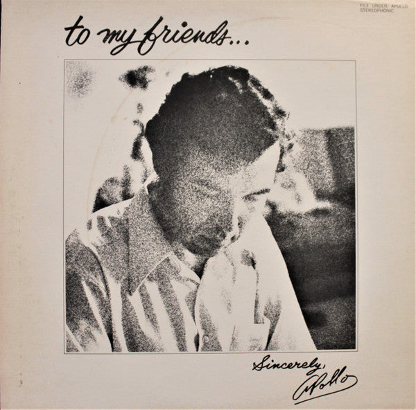 Apollo Naff - To My Friends LP