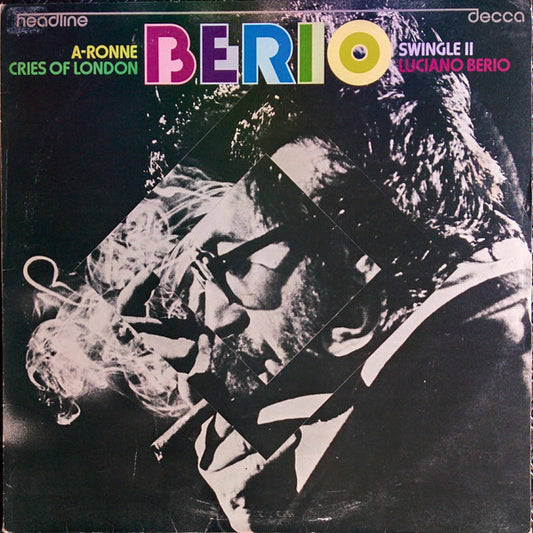 Luciano Berio - A-Ronne / Cries Of London LP