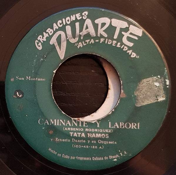 Tata Ramos y Ernesto Duarte Y Su Orquesta – Caminante Y Labori / Que Te Pedi...? 7"