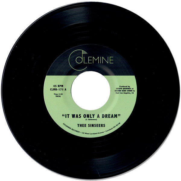 Thee Sinseers - It Was Only A Dream