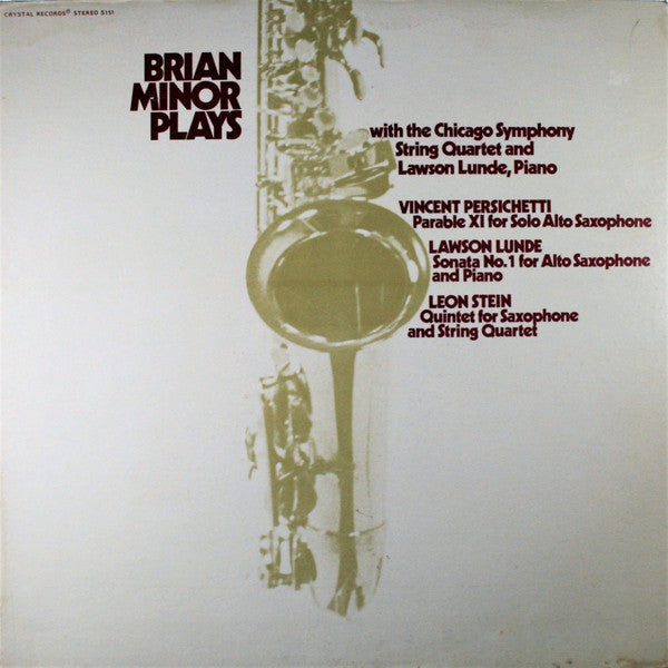Brian Minor - Plays LP