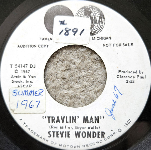 Stevie Wonder - Travlin' Man 7"