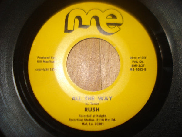 Rush – Crossties / All The Way 7"
