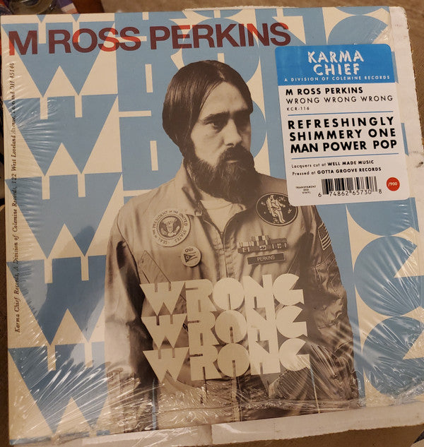 M Ross Perkins - Wrong Wrong Wrong (Transparent Red vinyl)