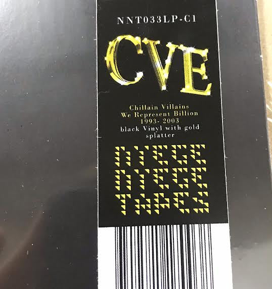 C.V.E. - Chillin Villains - We Represent Billions (Black w/ Gold Splatter)