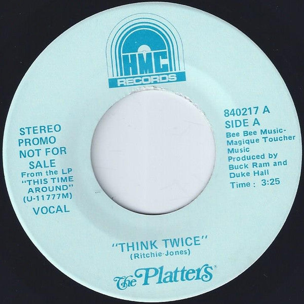 The Platters – Think Twice 7"