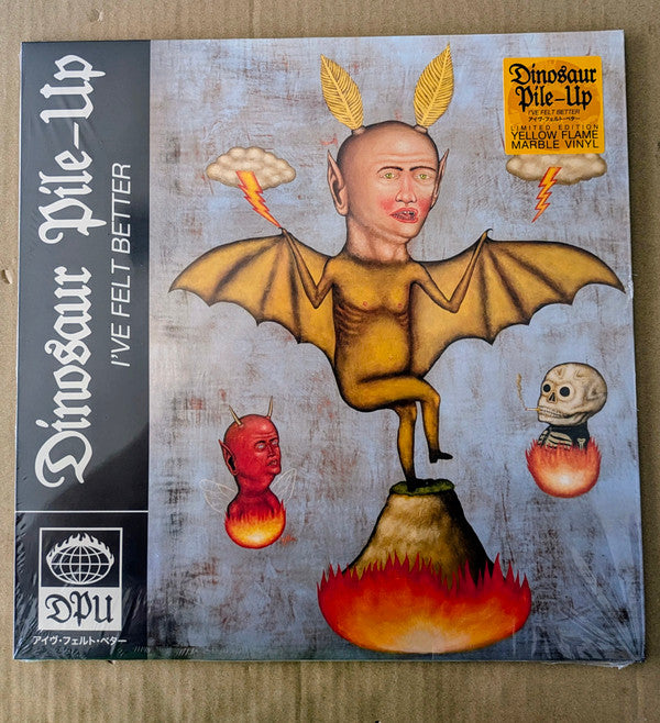 Dinosaur Pile-up - I've Felt Better - Yellow Flame Marble