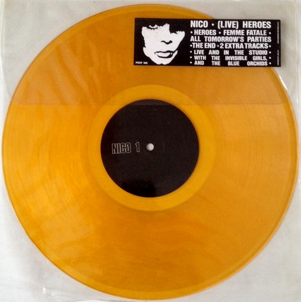 Nico - Live Heroes (Yellow vinyl) LP