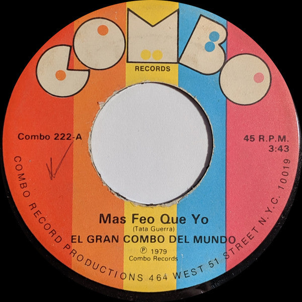 El Gran Combo Del Mundo - Mas Feo Que Yo / Asi Son 7"