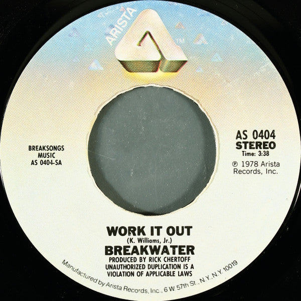 Breakwater - Work It Out / Feel Your Way 7"